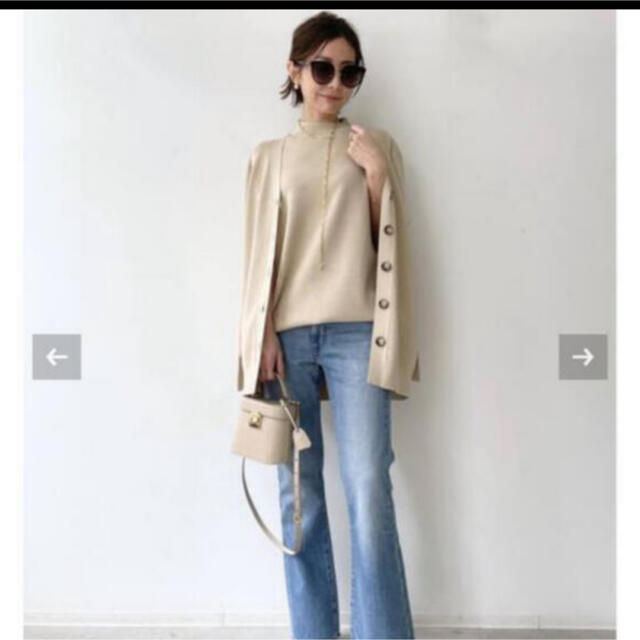 L'Appartement DEUXIEME CLASSE(アパルトモンドゥーズィエムクラス)のL'Appartement Knit Cardigan レディースのトップス(カーディガン)の商品写真