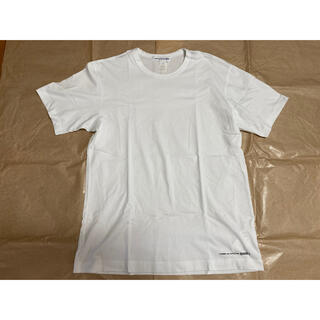 コムデギャルソン(COMME des GARCONS)のコムデギャルソンシャツ Tシャツ 白　Lサイズ(Tシャツ/カットソー(半袖/袖なし))