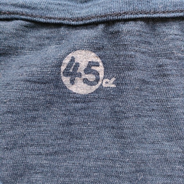 45rpm(フォーティーファイブアールピーエム)の45rpm　藍染Tシャツ レディースのトップス(Tシャツ(半袖/袖なし))の商品写真