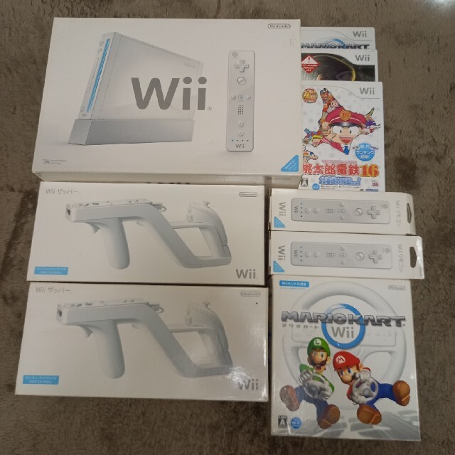 Nintendo Wii RVL-S-WD 本体　８点セット