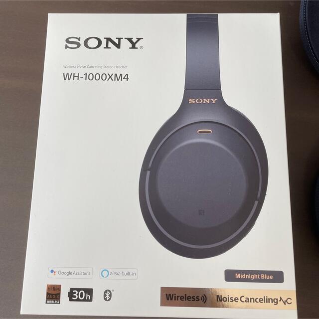 SONY ワイヤレスヘッドホン WH-1000XM4(LM)　ミッドナイトブルー