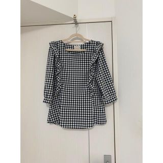 トッコ(tocco)のtocco closet⭐︎ギンガムカットソー(シャツ/ブラウス(長袖/七分))