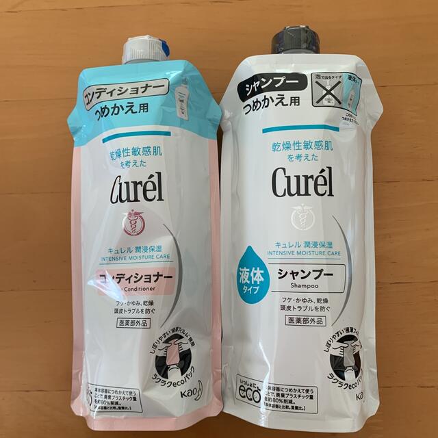 Curel(キュレル)の花王 キュレル シャンプー コンディショナー 詰め替え 340ml  コスメ/美容のヘアケア/スタイリング(シャンプー/コンディショナーセット)の商品写真