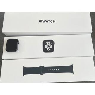 アップル(Apple)のApple Watch SE 44mm GPS  ブラックスポーツ(腕時計(デジタル))