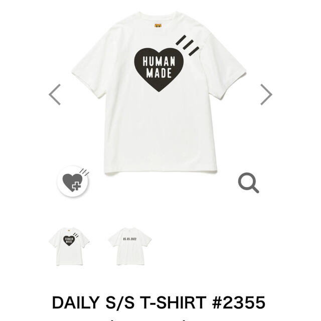 HUMAN MADE(ヒューマンメイド)のHuman made DAILY S/S T-SHIRT #2355 メンズのトップス(Tシャツ/カットソー(半袖/袖なし))の商品写真