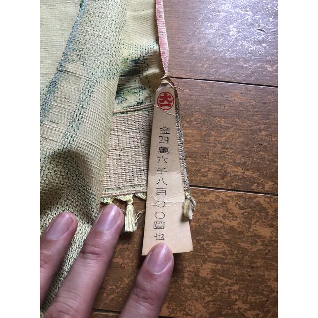 吉沢織物 越後紬の反物 絹 レディースの水着/浴衣(着物)の商品写真