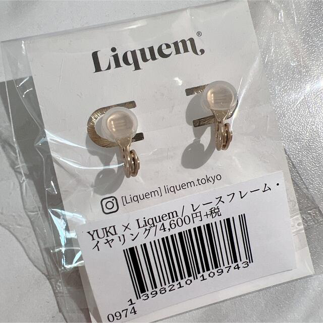 Liquem レースフレームイヤリングの通販 by ❤︎｜ラクマ