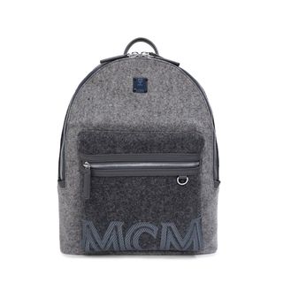 エムシーエム(MCM)のMCM エム シー エム バックパック リュックサック デイパックウール グレー  MMK9AVE52 EP001（新品・未使用品）(リュック/バックパック)