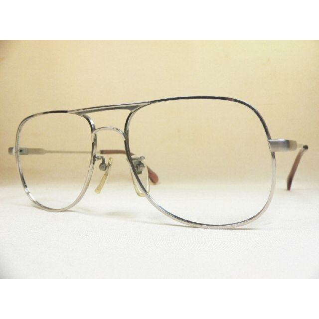 サンプラチナ製 ヴィンテージ 眼鏡 フレーム ティアドロップ