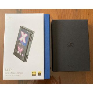 (美品) Shanling M3X Black　(レザーケース付き)(ポータブルプレーヤー)