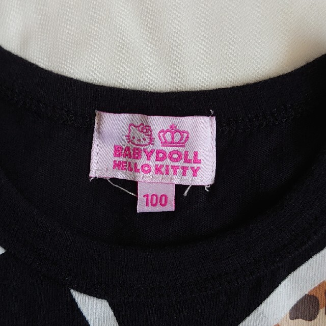 BABYDOLL(ベビードール)のTシャツ ハローキティ 100 キッズ/ベビー/マタニティのキッズ服女の子用(90cm~)(Tシャツ/カットソー)の商品写真