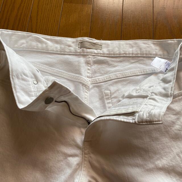 UNIQLO(ユニクロ)のユニクロホワイトジーンズ メンズのパンツ(デニム/ジーンズ)の商品写真
