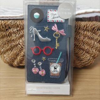 専用新品Afternoon Tea 刺繍スマホケースiPhone8/7/6/6s(iPhoneケース)