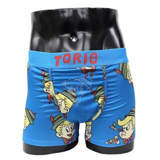 トリオ(TRIO)の【TORIO】ピノキオ メンズ ボクサーパンツ　Mサイズ　青(ボクサーパンツ)