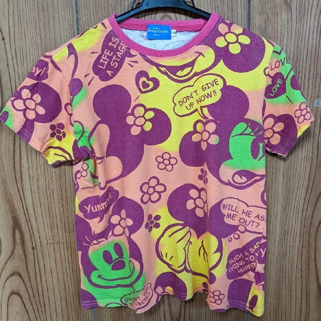 Disney(ディズニー)のミニー総柄Tシャツ キッズ/ベビー/マタニティのキッズ服女の子用(90cm~)(Tシャツ/カットソー)の商品写真