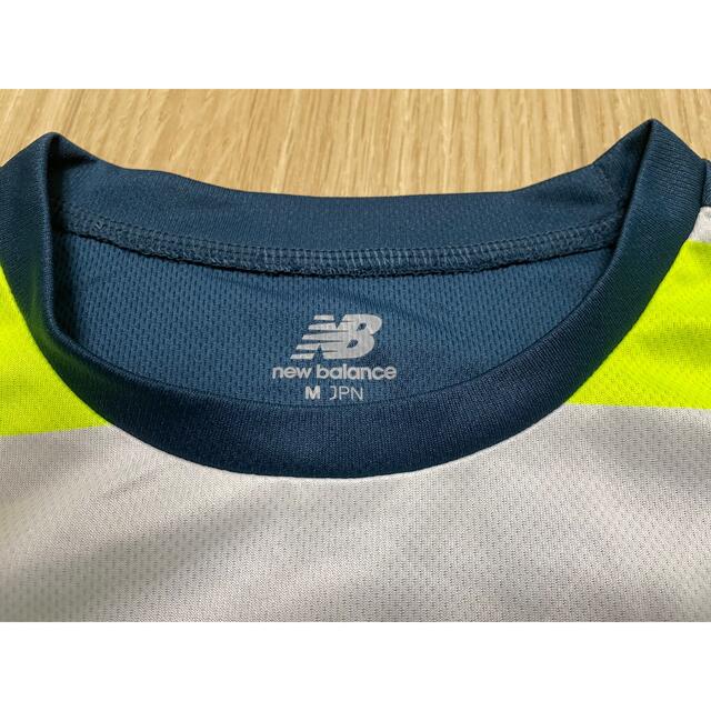 New Balance(ニューバランス)の湘南国際マラソン　記念Ｔシャツ　黄色　グレー　イエロー スポーツ/アウトドアのランニング(ウェア)の商品写真