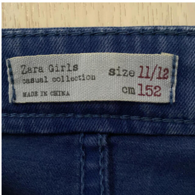 ZARA(ザラ)のZARA デニムスカート キッズ/ベビー/マタニティのキッズ服女の子用(90cm~)(スカート)の商品写真