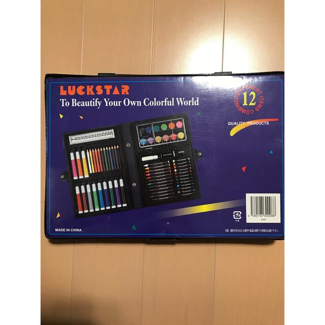 【送料無料】LUCKSTAR 色鉛筆 クレヨン 絵の具 等（消しゴム欠品） エンタメ/ホビーのアート用品(色鉛筆)の商品写真