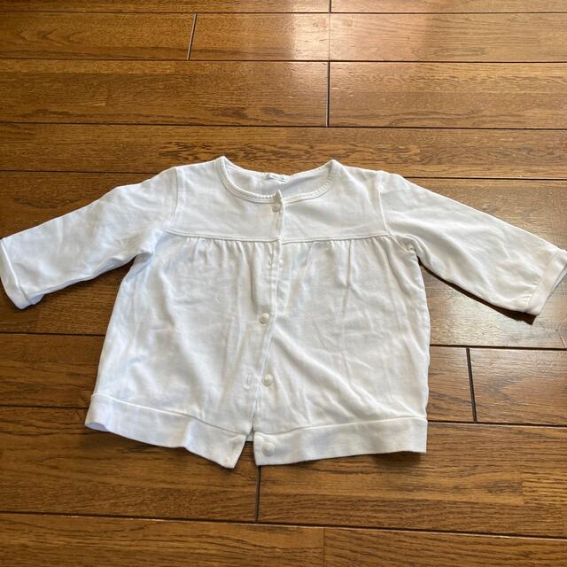 mikihouse(ミキハウス)の女児ジャンバースカート キッズ/ベビー/マタニティのキッズ服女の子用(90cm~)(スカート)の商品写真