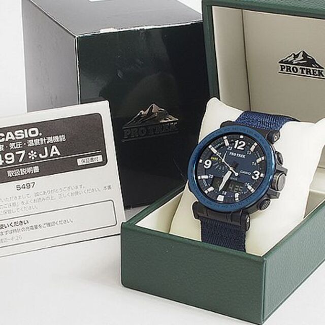 CASIO(カシオ)のカシオ  プロトレック ネイビーブルー ソーラー PRG-600YB-2JF メンズの時計(腕時計(アナログ))の商品写真