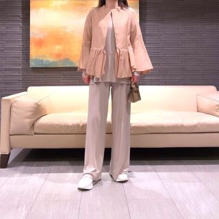 cccmalie シーマリー 限定 カットソーセットアップ ベージュ 新品の