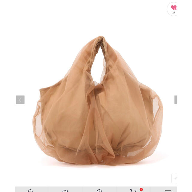 【送料無料（一部地域を除く）】 DouDou ♥️直ぐ完売商品 bag tulle 【HELOYSE/エロイーズballoon - トートバッグ