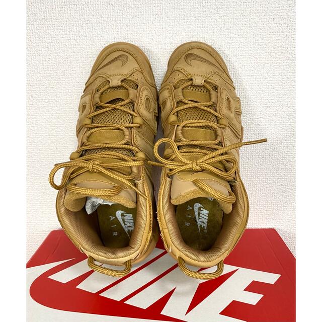 美品!希少 ナイキ MORE UPTEMPO モアテン ガムライトブラウン 24