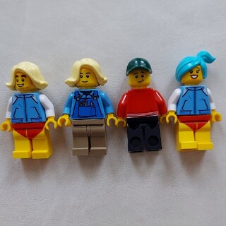 レゴ(Lego)のレゴ　ミニフィギュア　4点セット(積み木/ブロック)