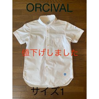 オーシバル(ORCIVAL)のORCIVAL オーチバル　白　半袖シャツ(シャツ/ブラウス(半袖/袖なし))