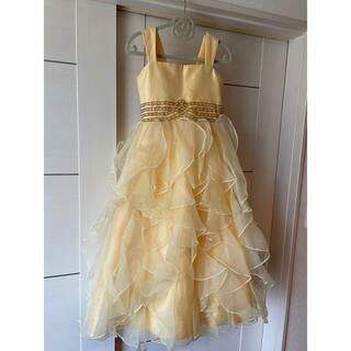 発表会 ドレス 黄色　ピンクのドレス(ドレス/フォーマル)