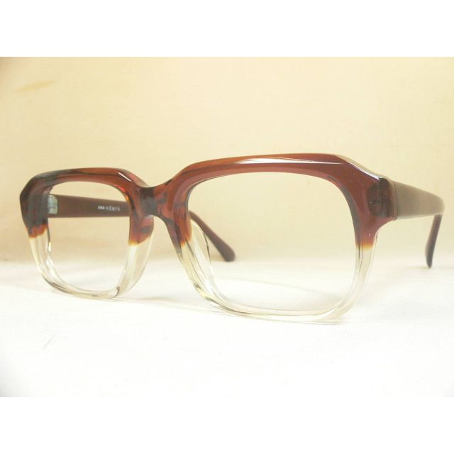 ENA(エナ)のENA ヴィンテージ 眼鏡 フレーム KENYA ツートンカラー 恵那眼鏡工業 メンズのファッション小物(サングラス/メガネ)の商品写真