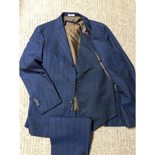 THE SUIT COMPANY(スーツカンパニー)の【極美品】THE SUIT COMPANY  セットアップ　3P  メンズのスーツ(セットアップ)の商品写真