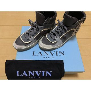 ランバン(LANVIN)のランバン　ハイカットスニーカー　size8(スニーカー)