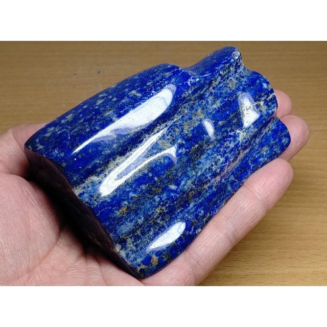 鮮青 372g ラピスラズリ 原石 鉱物 宝石 鑑賞石 自然石 誕生石 水石
