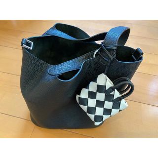 ボッテガヴェネタ(Bottega Veneta)のボッテガヴェネタ キーリング バッグチャーム  イントレチャート ミニバッグ(キーケース)