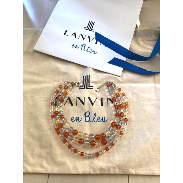 LANVIN en Bleu(ランバンオンブルー)のランバン　3連ネックレス レディースのアクセサリー(ネックレス)の商品写真