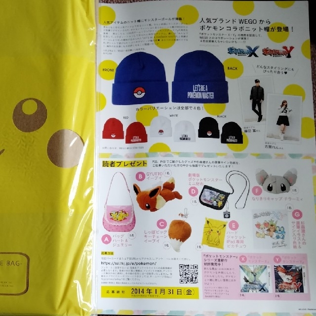 ポケモン(ポケモン)のＷＥ　ＬＯＶＥ！Ｐｏｋｅｍｏｎ　ＴＯＴＥ　ＢＡＧ　ＢＯＯＫ 『ポケットモンスタ－ エンタメ/ホビーの本(アート/エンタメ)の商品写真