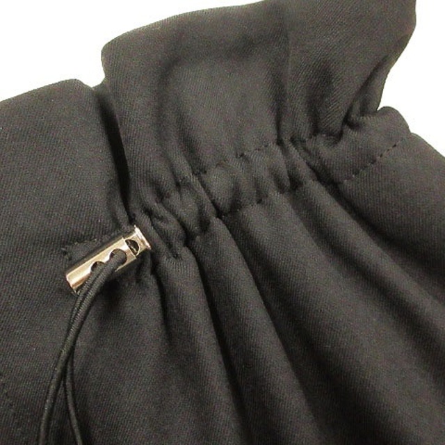 BOSCH(ボッシュ)のボッシュ ロングスカート イージー ギャザー バックスリット 無地 黒 40 レディースのスカート(ロングスカート)の商品写真