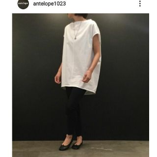 ドゥーズィエムクラス(DEUXIEME CLASSE)のYLEVEオーガニックコットンノースリーブプルオーバー(Tシャツ(半袖/袖なし))