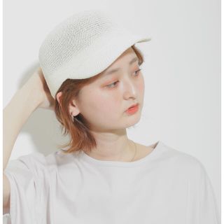 センスオブプレイスバイアーバンリサーチ(SENSE OF PLACE by URBAN RESEARCH)のタグ付新品❤️コンパクトペーパーキャップ🌈(キャップ)