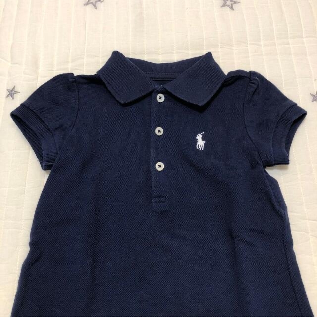 POLO RALPH LAUREN(ポロラルフローレン)のラルフローレン ワンピース ポロシャツワンピース【80cm】 キッズ/ベビー/マタニティのベビー服(~85cm)(ワンピース)の商品写真