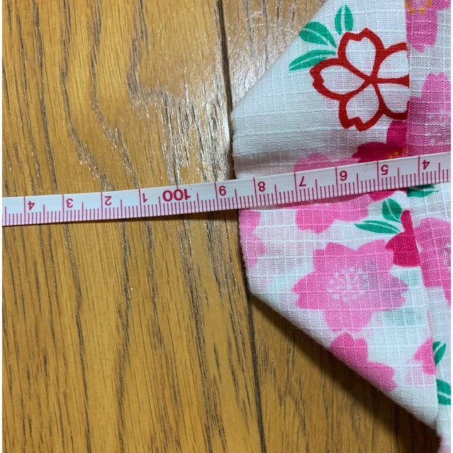 浴衣 女の子 120cm 帯　鞄付き　ゆかた キッズ/ベビー/マタニティのキッズ服女の子用(90cm~)(甚平/浴衣)の商品写真