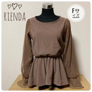 リエンダ(rienda)のリエンダ レディーストップス カットソー rienda(シャツ/ブラウス(長袖/七分))