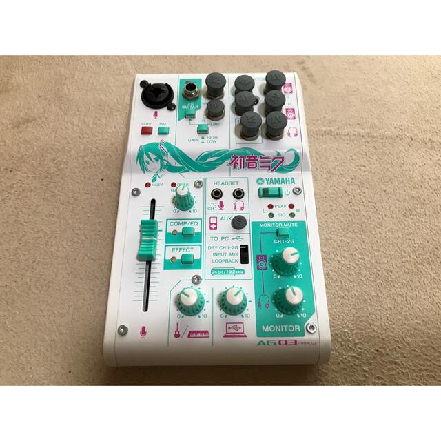 YAMAHA AG03-MIKU すぅ オーディオインターフェース YAMAHA AG03-MIKU すぅ オーディオインターフェース
