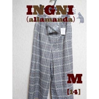 イング(INGNI)の【M】ワイドパンツ グレーチェック(カジュアルパンツ)