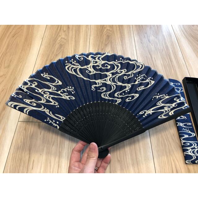売上実績NO.1 扇子 ケース付 大判 メンズ ビジネス 新品 超軽量 竹 せんす 扇子 大判 メンズ ビジネス 新品 超軽量 竹 ブランド ブラック