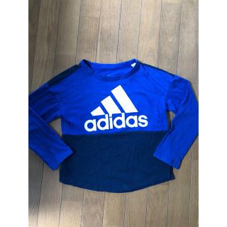 アディダス(adidas)のアディダス　ロングＴシャツ 140 ブルー（2）(Tシャツ/カットソー)