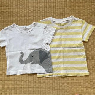 ムジルシリョウヒン(MUJI (無印良品))のTシャツ 2枚セット(Ｔシャツ)