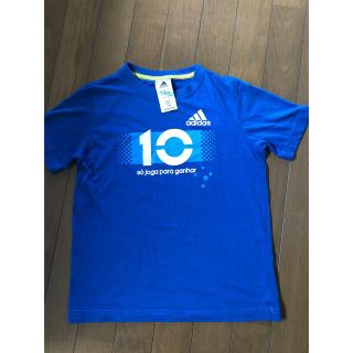 アディダス(adidas)のアディダス　Ｔシャツ 140 ブルー(Tシャツ/カットソー)