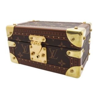 ルイヴィトン(LOUIS VUITTON)のルイヴィトン ジュエリーボックス モノグラム コフレ・トレゾール M47004  LOUIS VUITTON ヴィトン ハードラゲージ 小物入れ ケース ボックス(バンダナ/スカーフ)